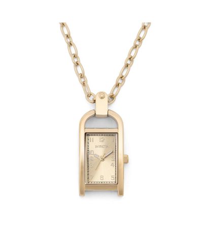 Женские наручные часы Invicta 49935 Mini Quartz PC11 Brass Dial Necklace