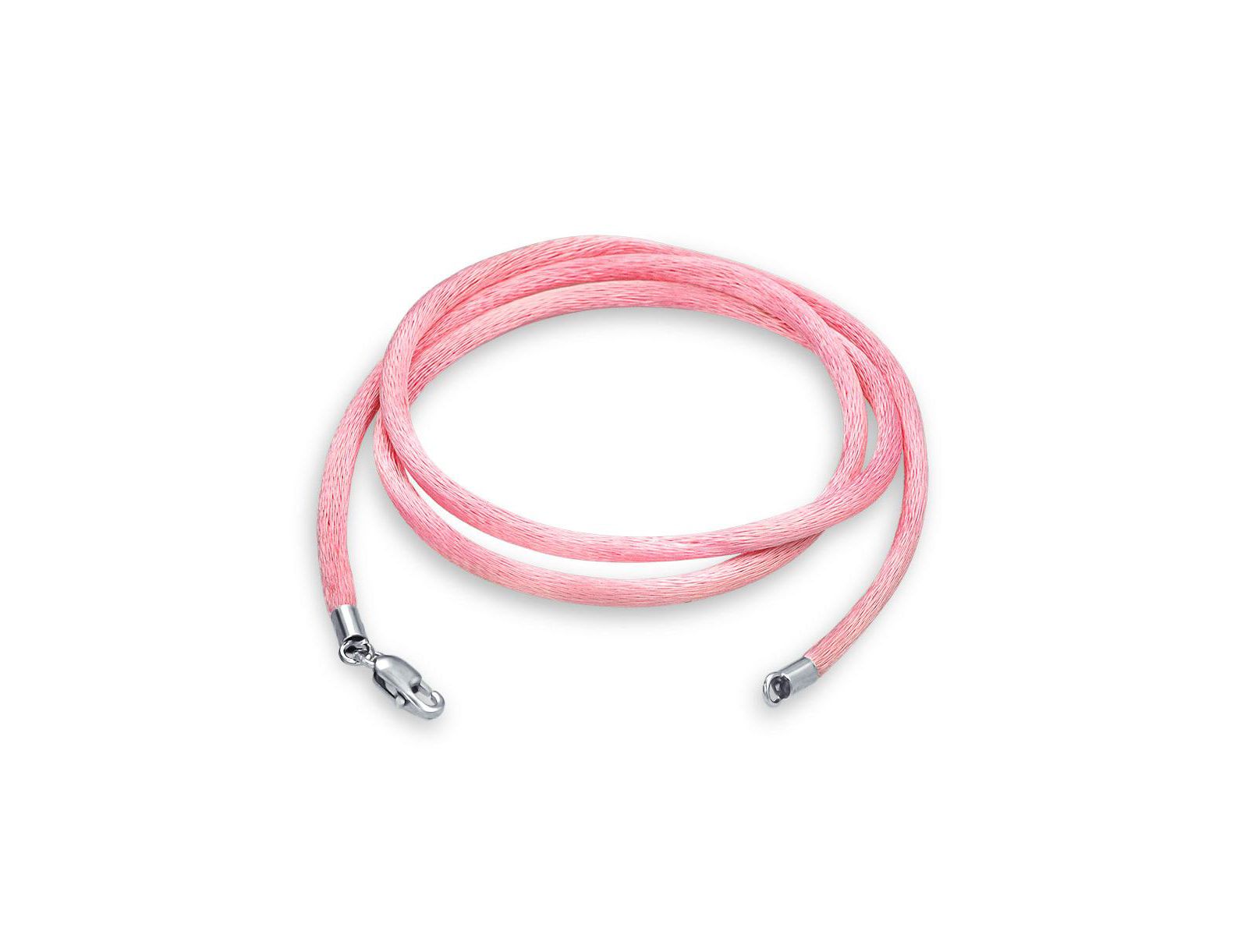 Bling Jewelry Pink Cord Chain Necklace