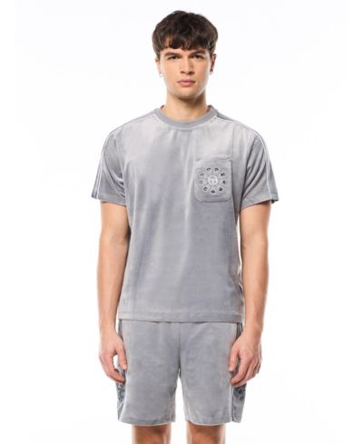 Мужская футболка Sergio Tacchini Cresta Velour с карманом