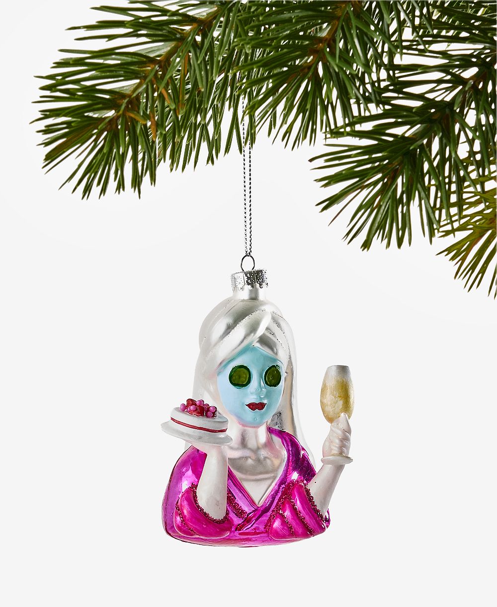 Елочная игрушка Holiday Lane Beauty Boom Glam Woman Ornament, эксклюзив Macy's