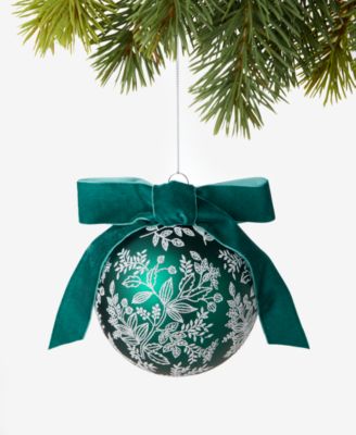 Holiday Lane Рождественский елочный шар с узором Toile, эксклюзив Macy's