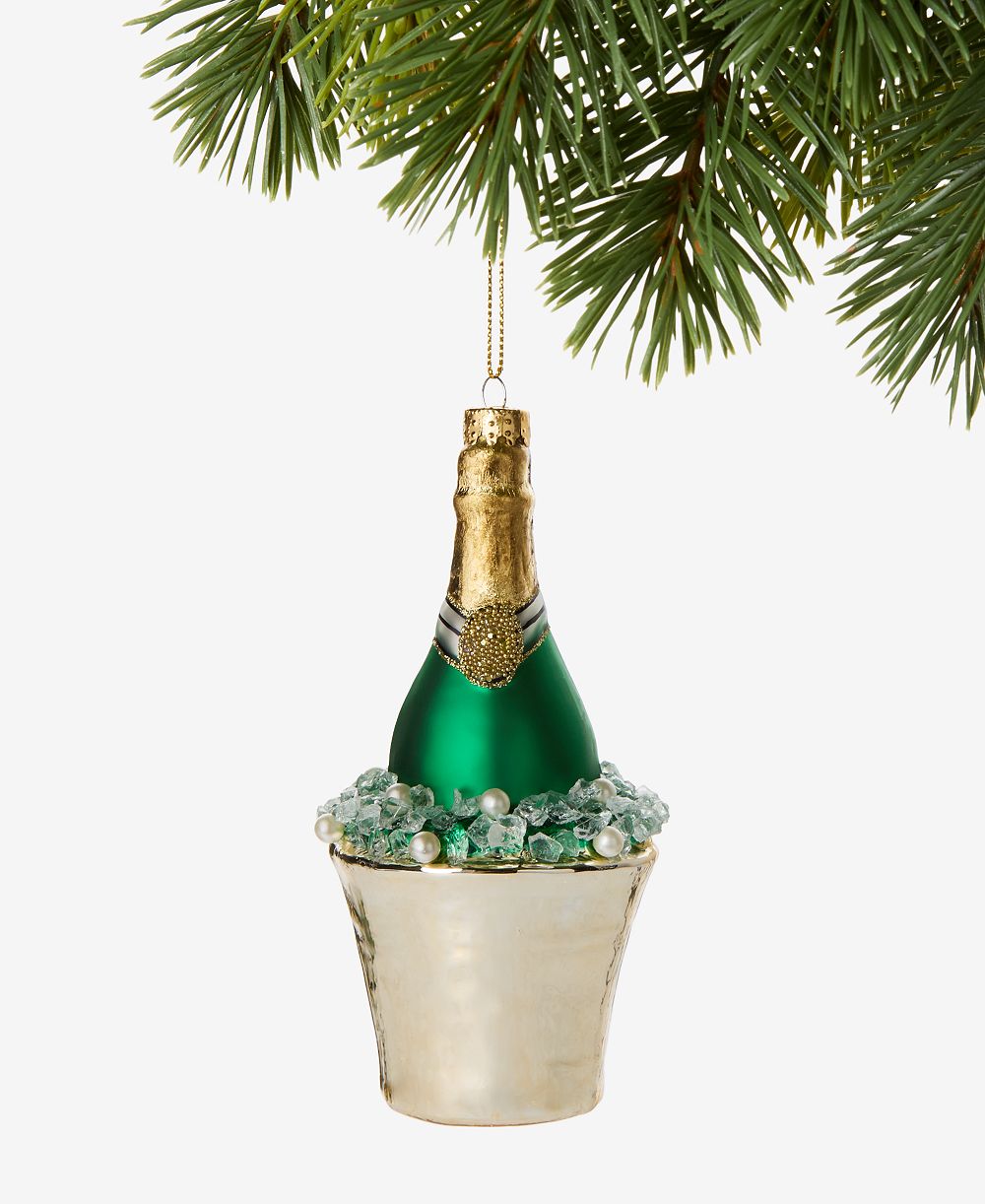Рождественское украшение Holiday Lane Foodie & Spirits "Бутылка шампанского", эксклюзив Macy's