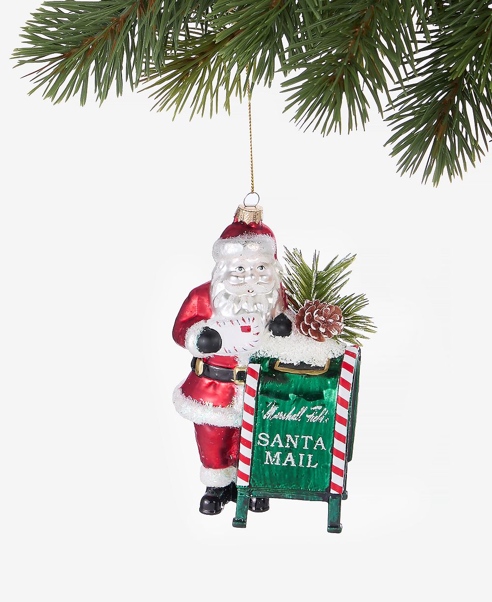 Holiday Lane Чикаго Санта и почтовый ящик Орнамент, эксклюзив Macy's