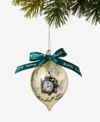Holiday Lane чикагский декоративный подвесной орнамент Marshall Fields с бантом, эксклюзив Macy's
