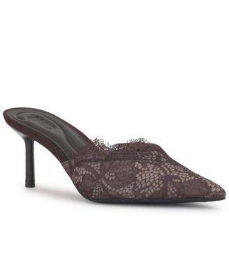 I.N.C. International Concepts Women's Belena Lace Mule Pumps, Macy's Exclusive
