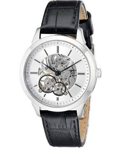 Женские кварцевые часы Invicta 18118 Specialty с белым скелетон-циферблатом