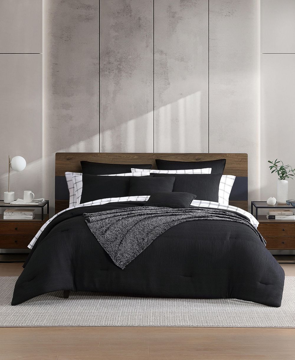 Комплект постельного белья Kenneth Cole New York Variegated Waffle Textured 14-Pc. Comforter, King