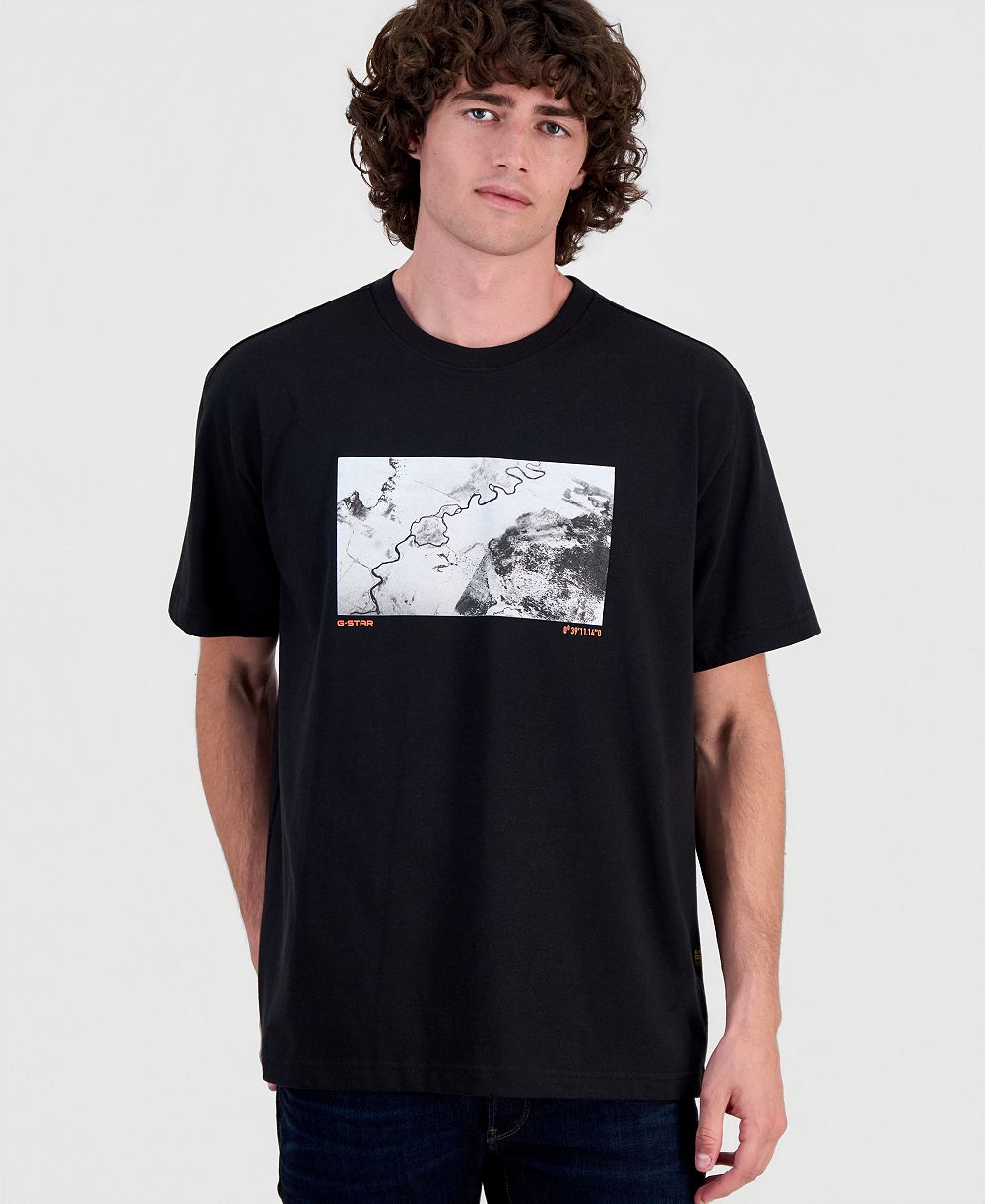 G-Star Raw Men's Topo Print T-Shirt