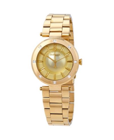 Часы Invicta Women's 23728 Angel Quartz Gold Dial