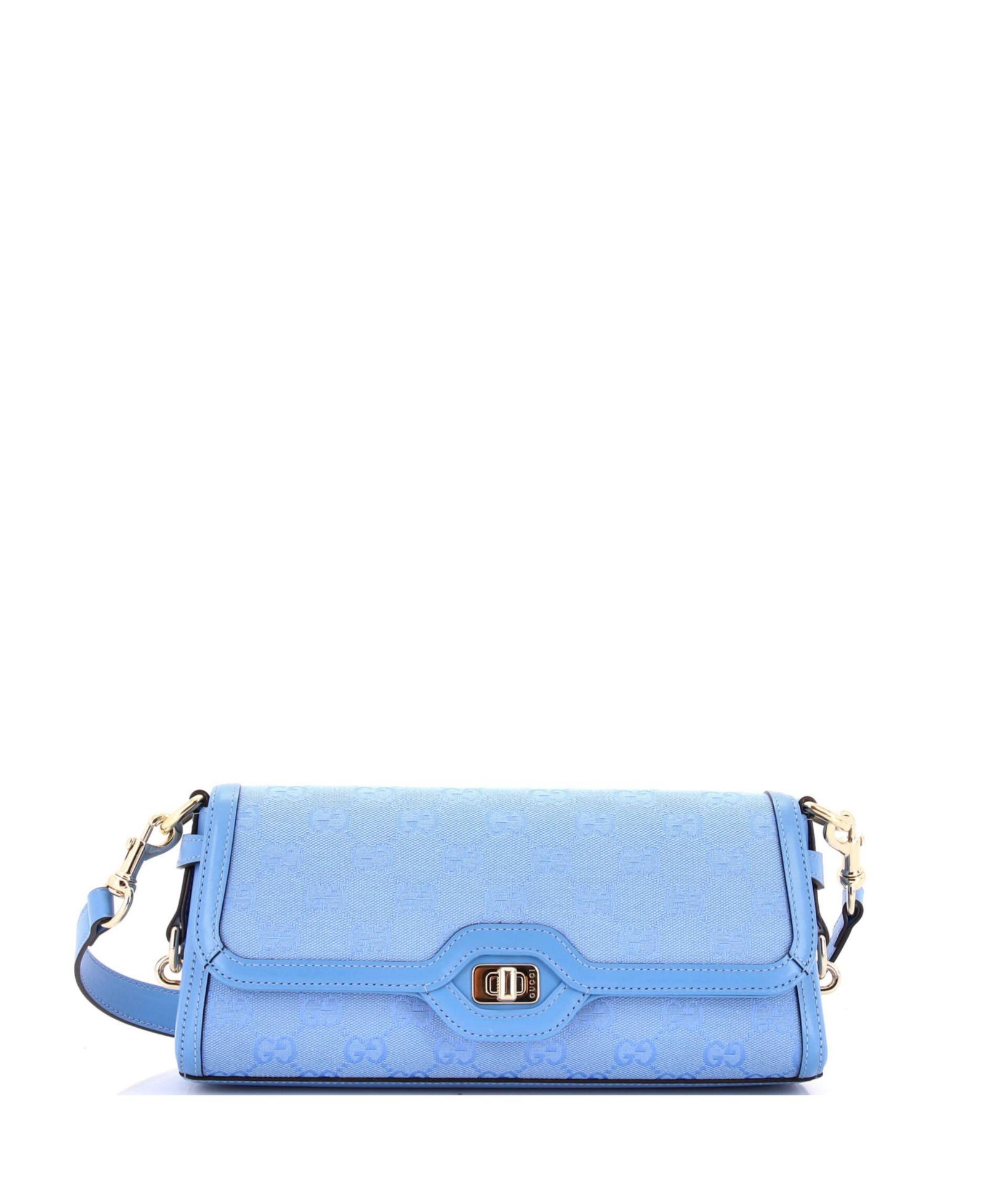 Pre-Owned Gucci Small Luce Shoulder Bag Canvas