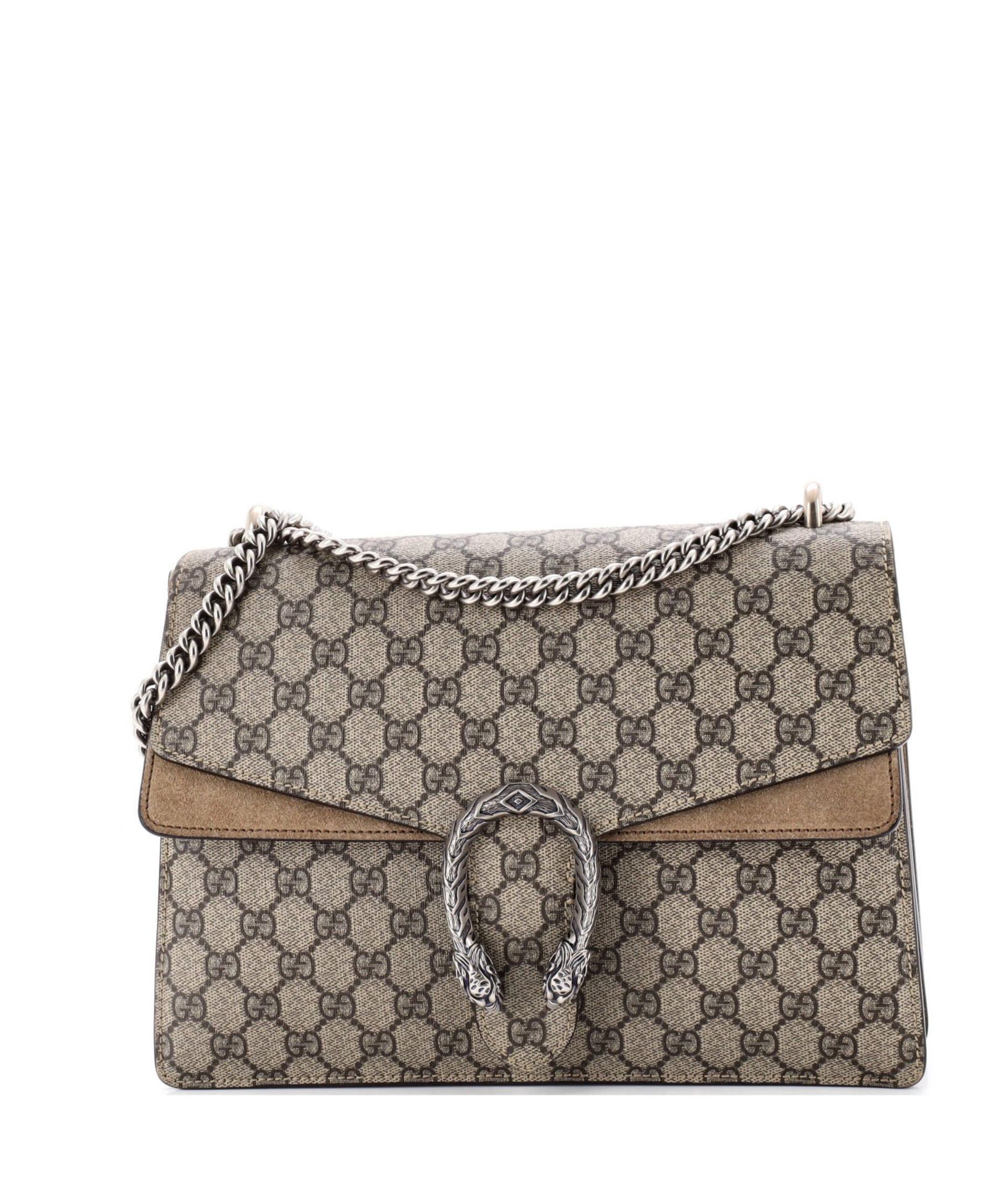 Сумка Pre-Owned Gucci Medium Dionysus Bag GG Coated Canvas