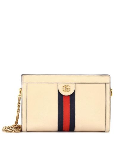 Сумка-плечевая Gucci Small Ophidia Chain, кожа, Pre-Owned