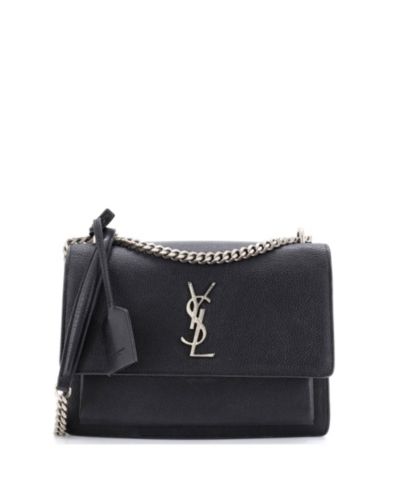 Pre-Owned Saint Laurent средняя кожаная сумка-кроссбоди Sunset