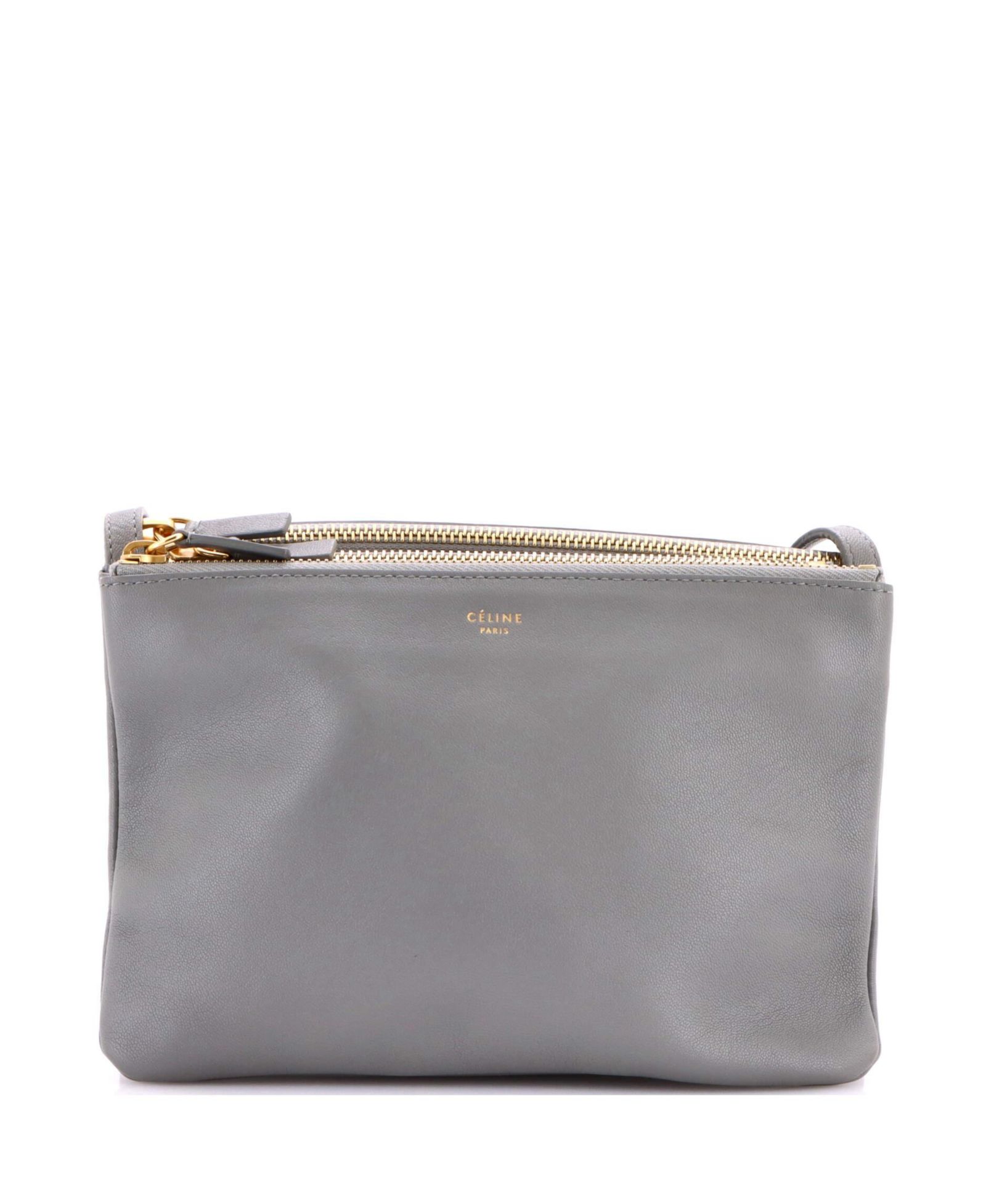 Сумка через плечо Celine Small Trio из кожи, б/у