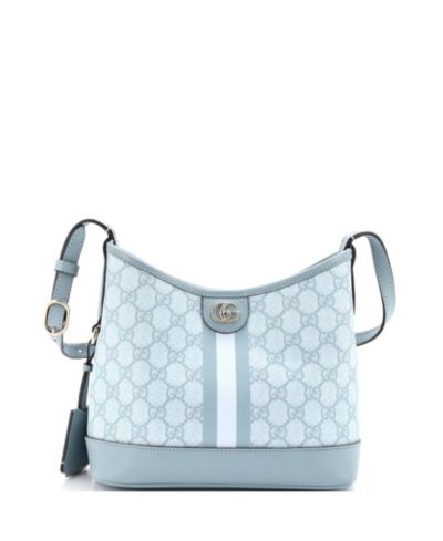 Pre-Owned Gucci Маленькая сумка Ophidia Open Bucket GG Coated Canvas с кожаной отделкой