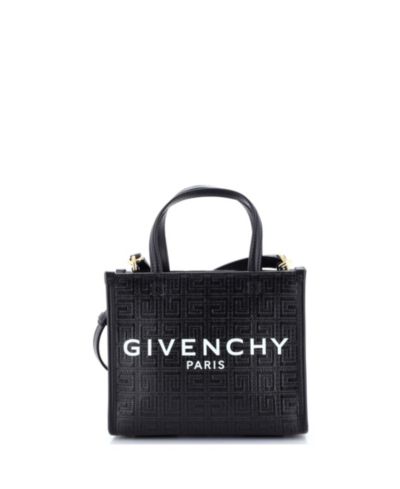 Pre-Owned Givenchy Mini G-Tote 4G Сумка из тисненых покрытых холстов