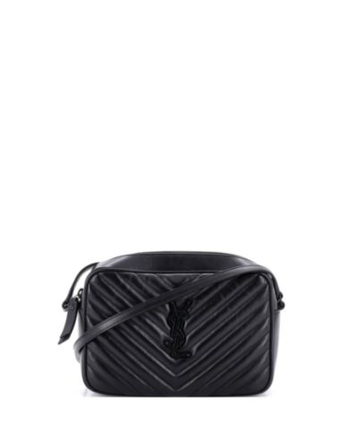 Pre-Owned Saint Laurent Small Lou Camera Bag Matelasse Chevron Leather