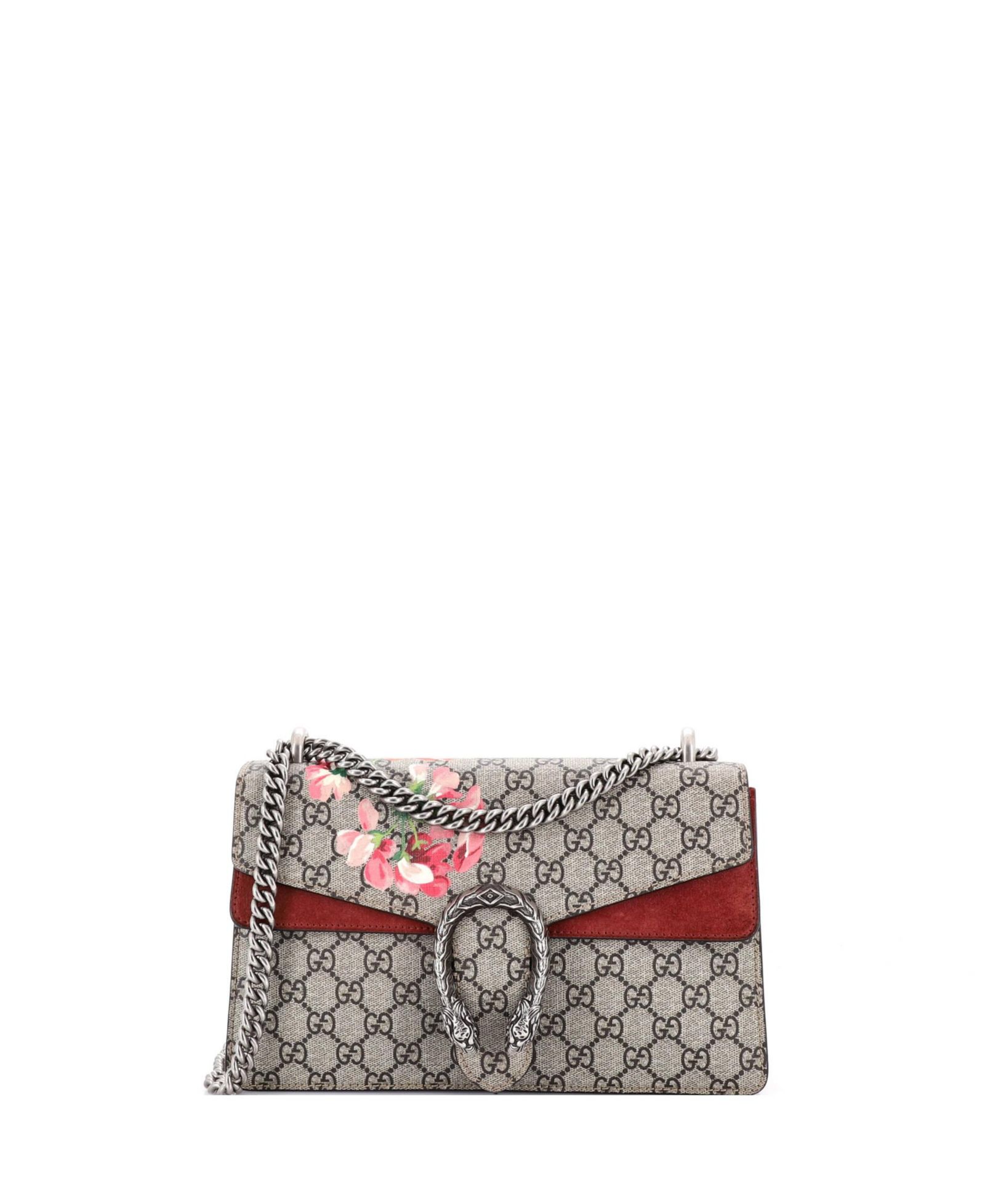 Gucci сумка Dionysus Small, принт Blooms, покрытие GG Canvas, б/у