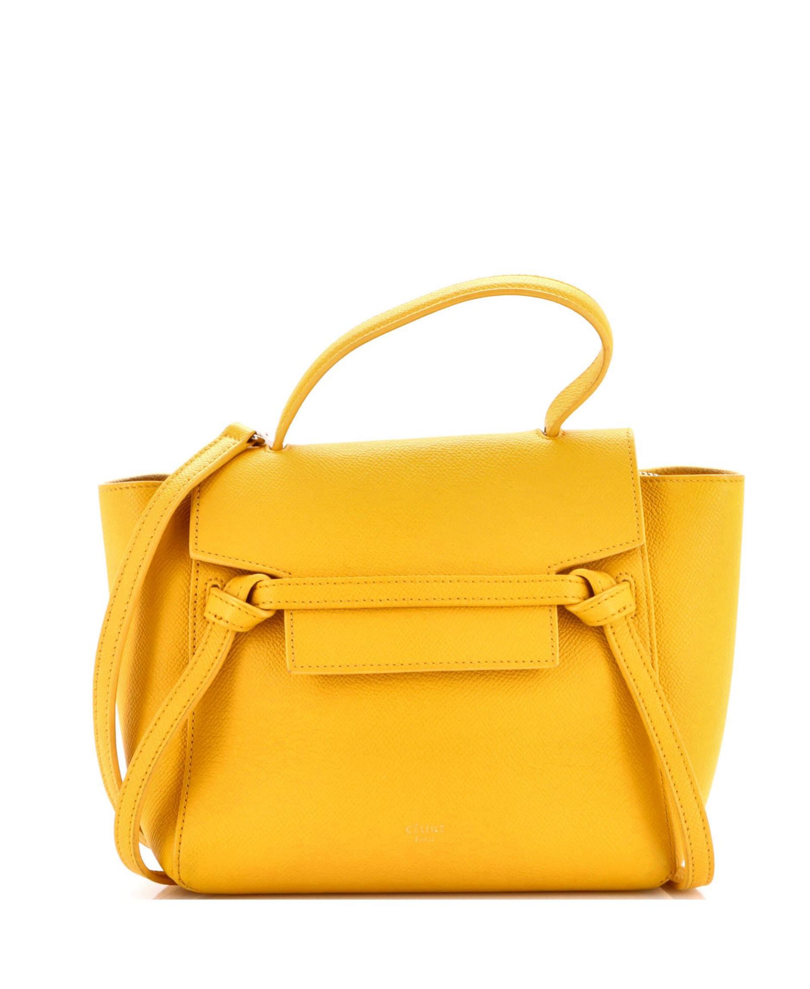 Pre-Owned Celine Nano Belt Bag Textured Leather