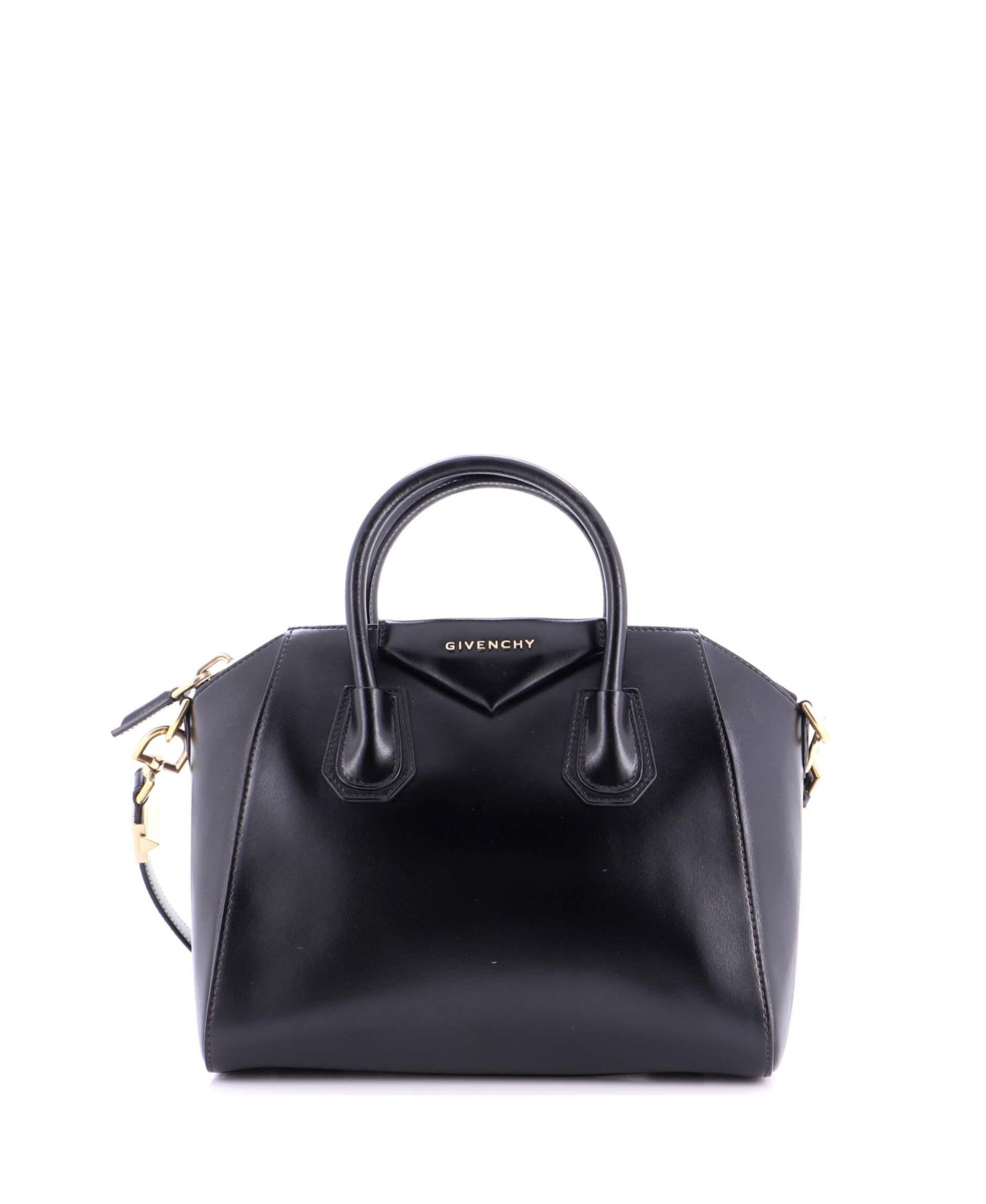 Pre-Owned Givenchy Small Antigona Bag Glazed Leather