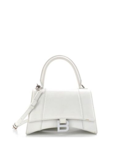 Pre-Owned Balenciaga Small Hourglass Top Handle Bag Leather