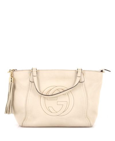 Pre-Owned Gucci Small Soho Convertible Top Handle Bag Leather