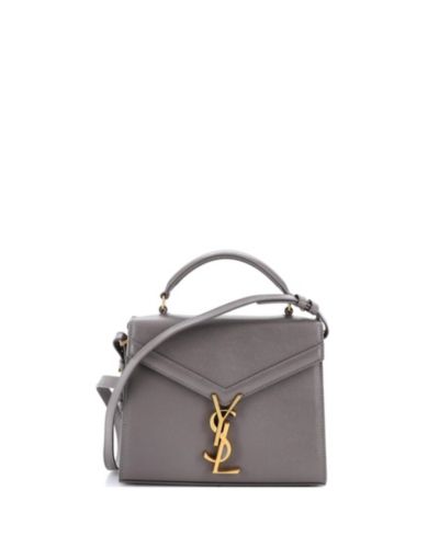 Pre-Owned Saint Laurent Mini Cassandra Top Handle Bag Leather