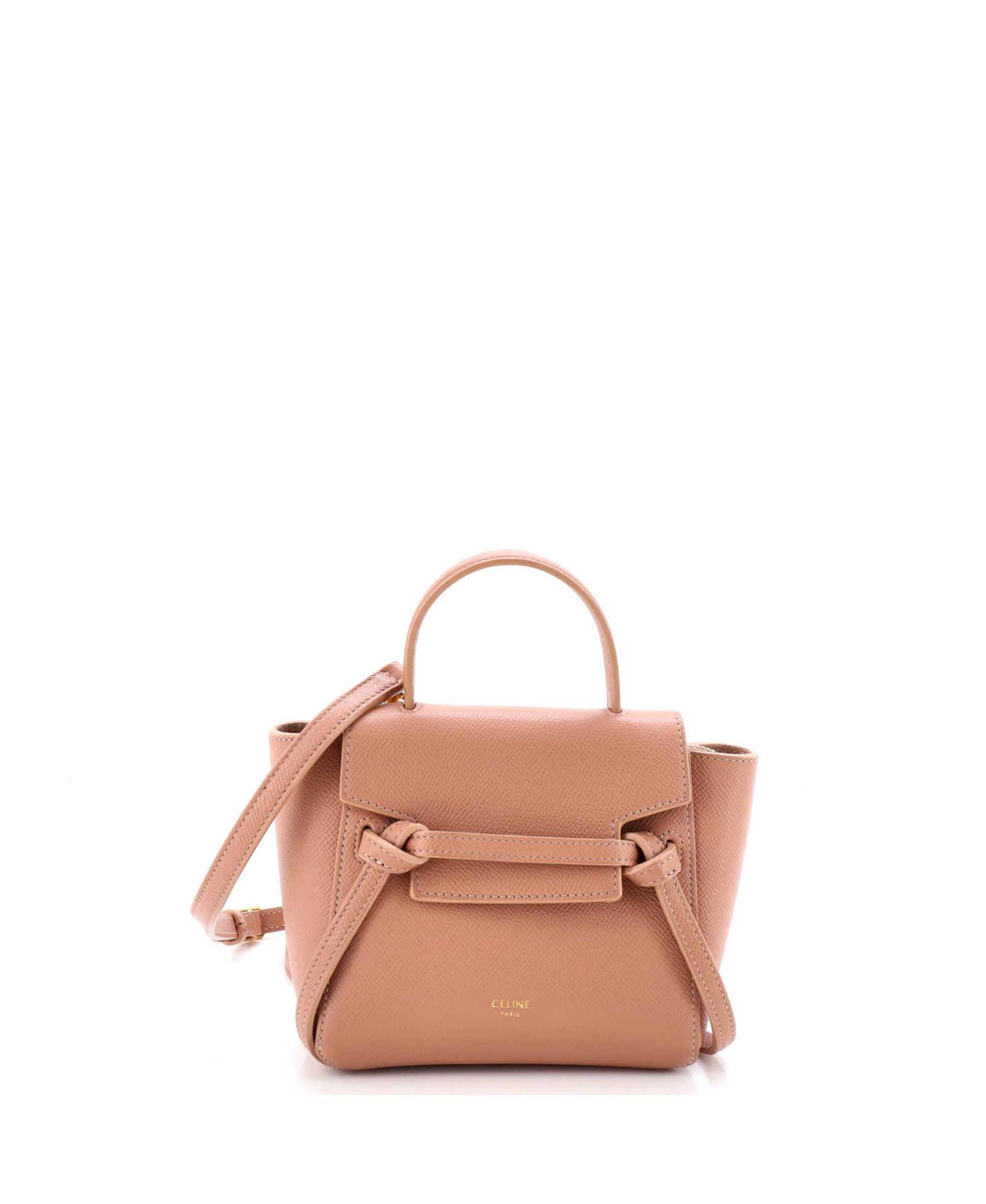 Pre-Owned Celine Pico Belt Bag Textured Leather
