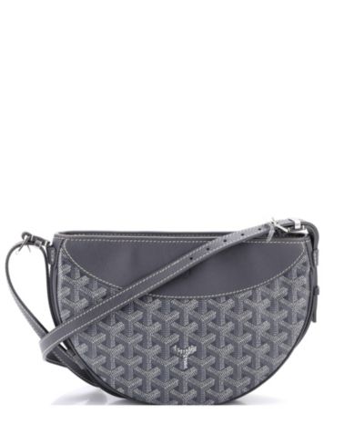 Pre-Owned Goyard Hirondelle Shoulder Bag Coated Canvas and Leather
