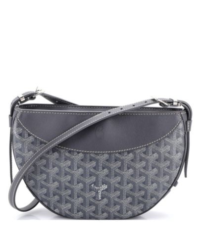 Pre-Owned Goyard Hirondelle Shoulder Bag Coated Canvas and Leather