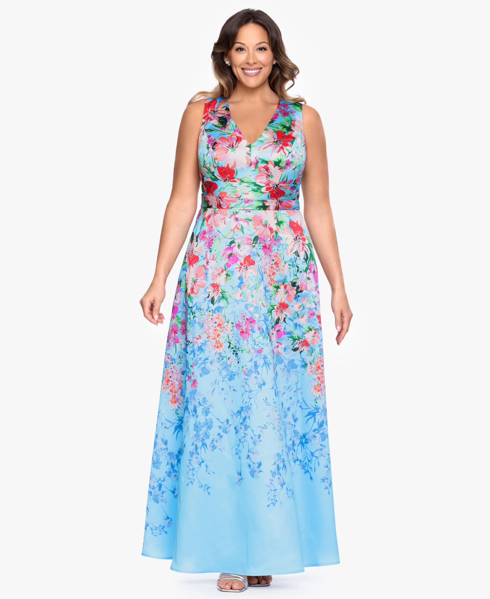 Женское вечернее платье Betsy & Adam Plus Size