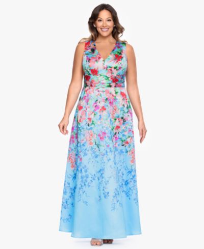 Женское вечернее платье Betsy & Adam Plus Size