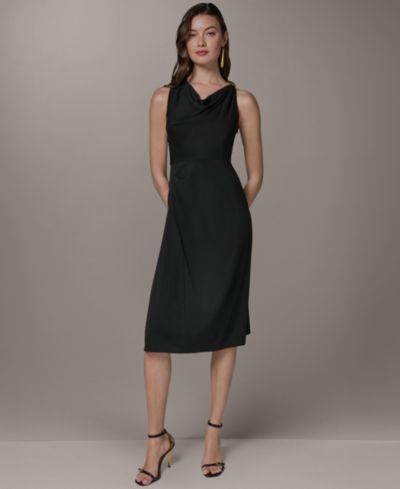 Женское миди-платье Donna Karan New York Petite Hammered Knot Hardware