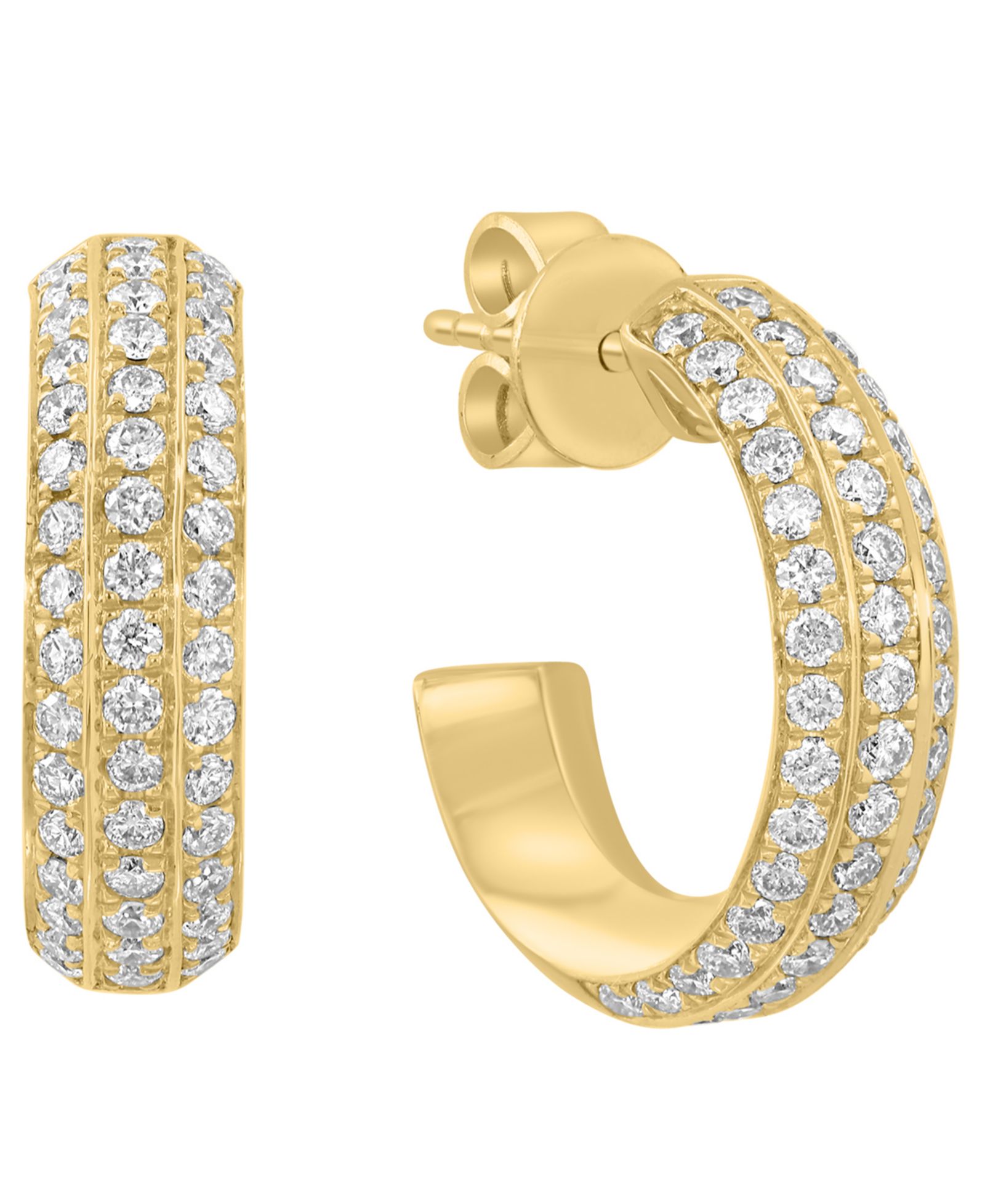 EFFY Collection Diamond (7/8 ct. t.w.) Earrings in 14k Yellow Gold
