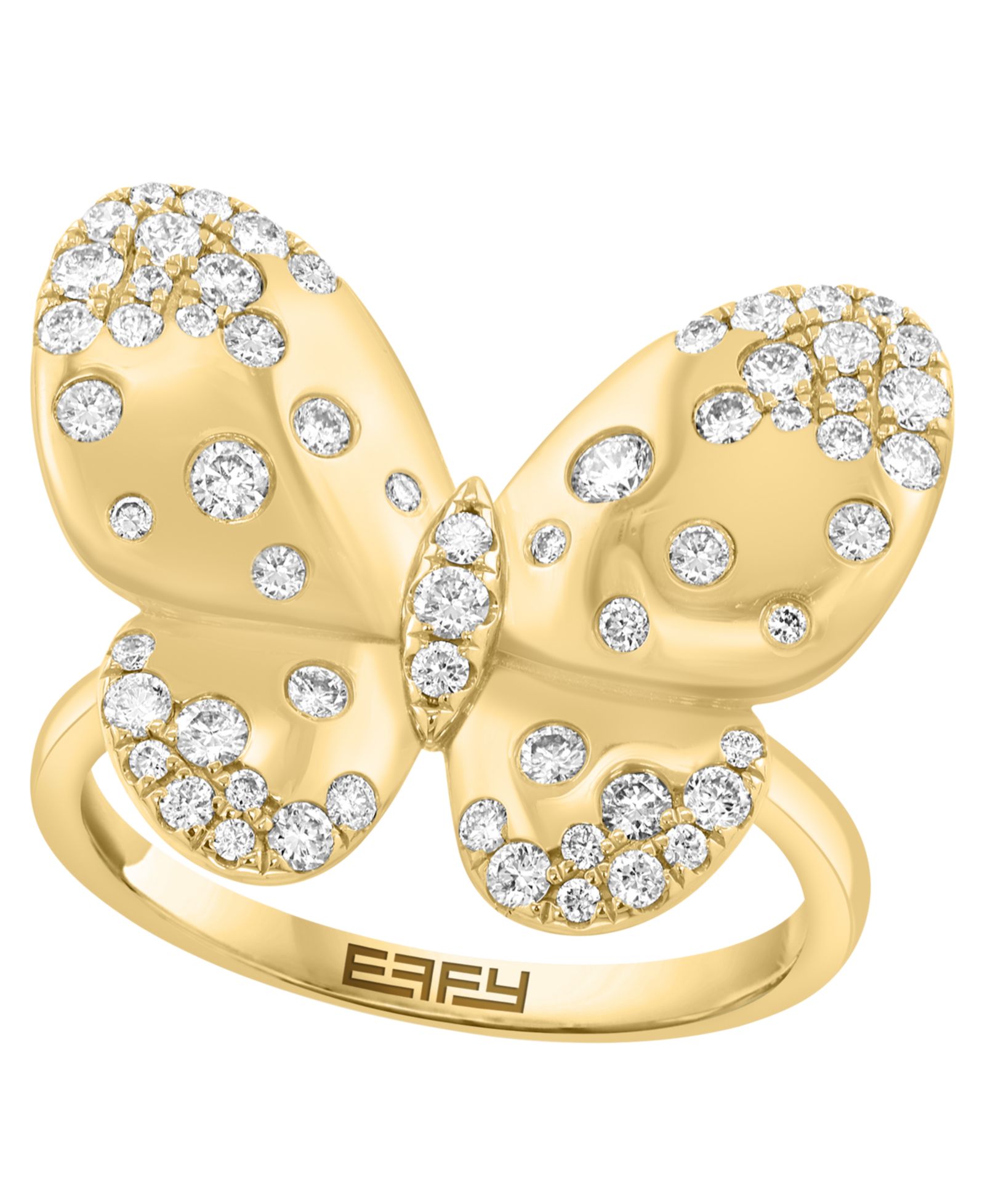 Кольцо EFFY Collection с бриллиантом (5/8 ct. t.w.) в 14k желтом золоте