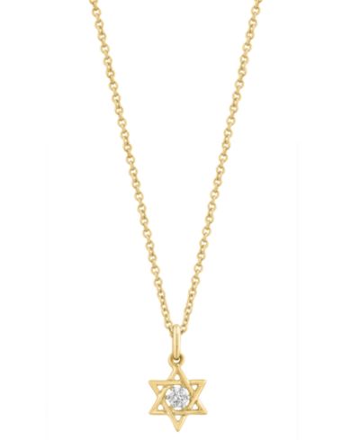 EFFY Collection Diamond Accent (0.03 ct. t.w.) Necklace in 14k Yellow Gold