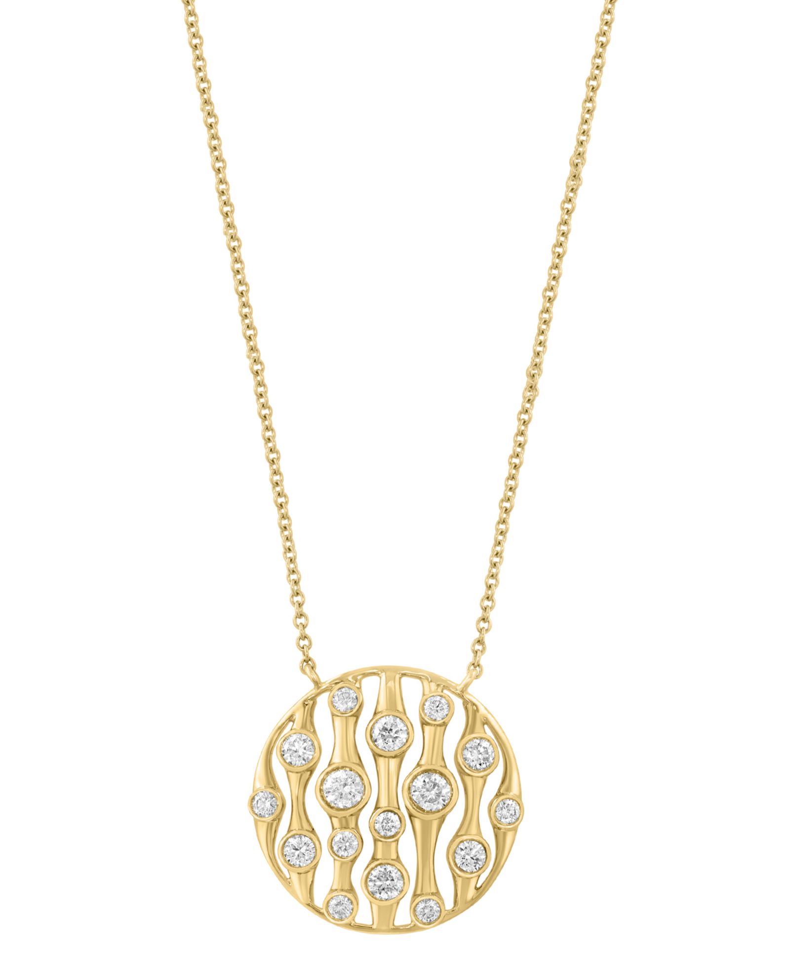 Ожерелье EFFY Collection с бриллиантами (3/4 ct. t.w.), желтое золото 14k