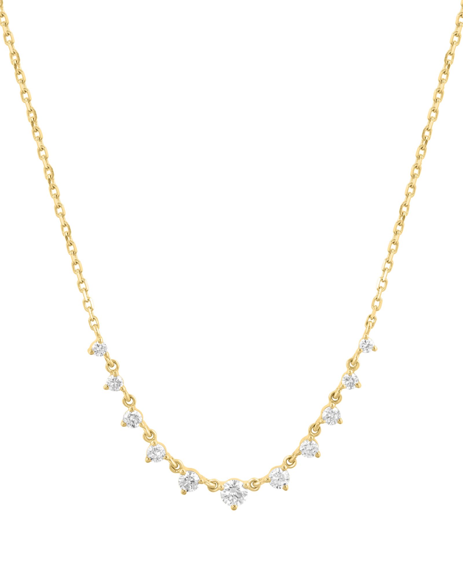 EFFY Collection Diamond (1/5 ct. t.w.) Necklace in 14k Yellow Gold