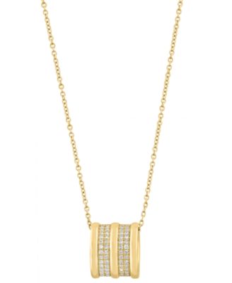 EFFY Collection Diamond (1/5 ct. t.w.) Pendant Necklace in 14k Yellow Gold