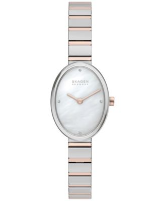 Skagen женские часы Anita с овальным циферблатом, кварцевые, двухстрелочные, нержавеющая сталь, 20 мм