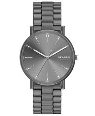 Мужские часы Skagen Signatur Quartz Gunmetal Stainless Steel, 40mm