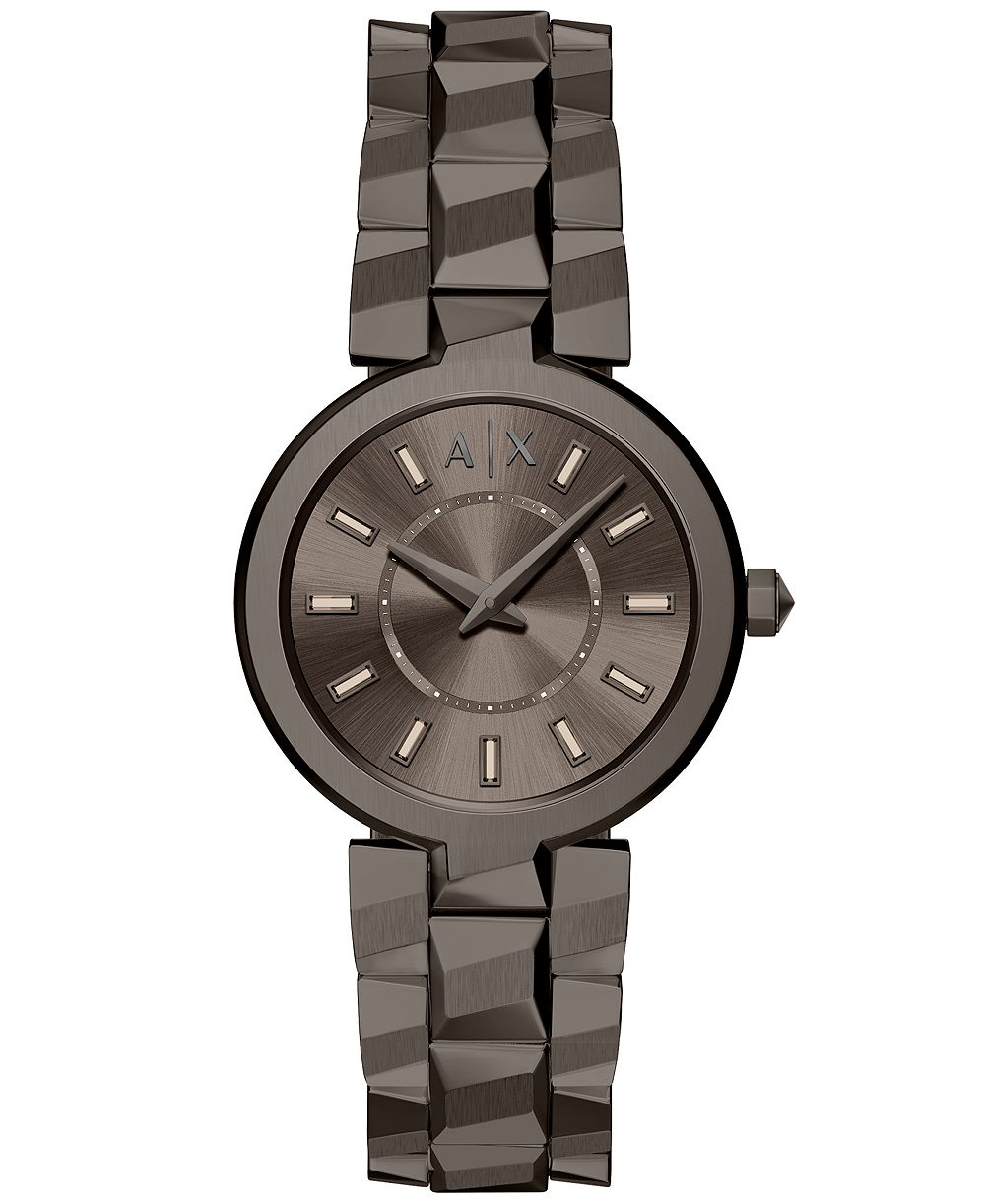 Часы Armani Exchange Women's Audora Quartz Two Hand Brown Stainless Steel 34mm