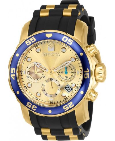 Мужские кварцевые хронограф-часы Invicta 17881 Pro Diver Quartz Dial