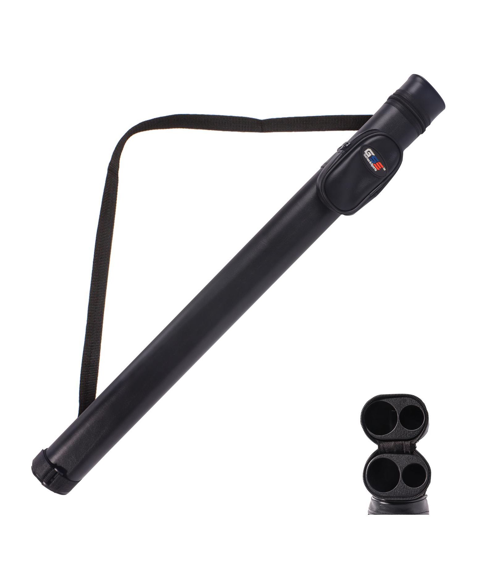 GSE Games & Sports Expert Deluxe Hard Billiard Pool Cue Stick Carrying Case, Billiard Cue Case