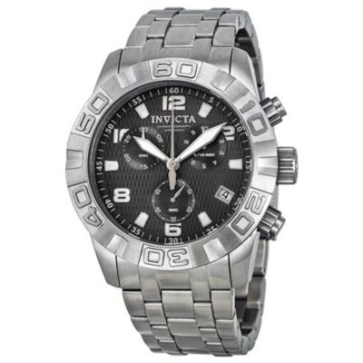 Invicta Мужские часы Pro Diver Quartz Chronograph Black Dial 11458