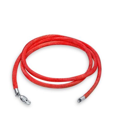 Bling Jewelry Red Cord Necklace