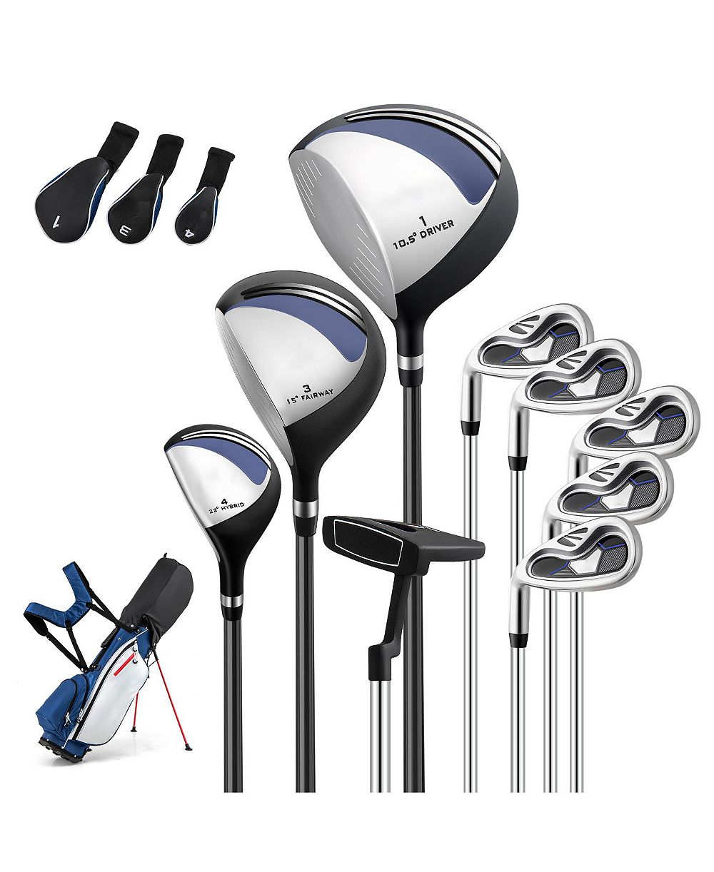 Mecale Men s Left-Handed Complete Golf Club Set with Stand Bag, Lightweight & Portable