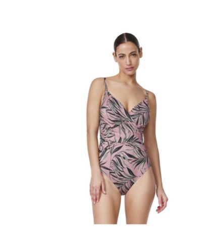 Profile by Gottex Women's La Palm Surplice One Piece