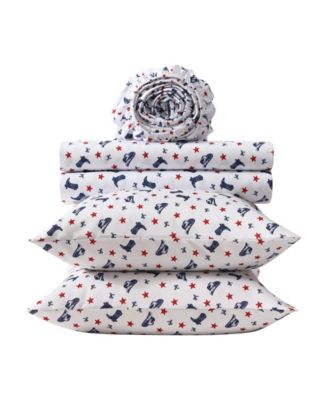 Wrangler Boots N Hats Bow Stars Microfiber 4-Pc. Sheet Set, Queen