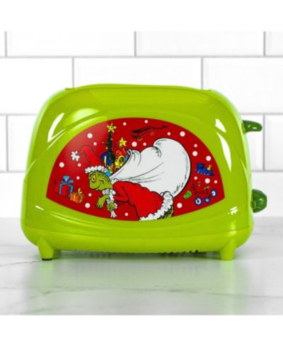 Uncanny Brands Grinch Toaster Two-Slice Toaster